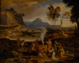 Jozef-Anton-Koch-1815-Noah-žrtva-nakon-poplave-umjetnost-tisak-likovna-reprodukcija-zid-umjetnost-id-a90fr2vwk