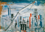 wilhelm-thony-1938-pogled-na Manhattan-istok-rijeka-umjetnost-tisak-likovna-reprodukcija-zid-umjetnost-id-a91al15aw