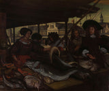 伊曼纽尔·德维特-1655-新鱼市-阿姆斯特丹新鱼市-艺术印刷-精美艺术复制品-墙艺术-id-a9203uijt