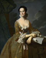 约翰-辛格尔顿-科普利-1764-夫人-丹尼尔-哈伯德-玛丽-格林-艺术印刷-美术-复制-墙-艺术-ID-a922xkxny