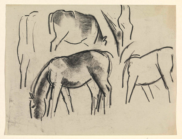 leo-gestel-1891-study-of-cows-and-horses-art-print-fine-art-reproduction-wall-art-id-a93naqli7