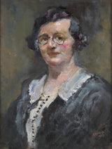 阿尔弗雷德·奥基夫（Alfred-okeeffe）1933年肖像