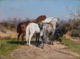 羅莎-bonheur-1887-接力-狩獵-藝術-印刷-精美-藝術-複製品-牆-藝術-id-a93u4592m