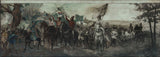 jean-joseph-weerts-1894-skica-za-dekoraciju-galerije-glavnog-dvorišta-sorbonne-festival-lendit-art-print-fine-art- reprodukcija-zidna umjetnost
