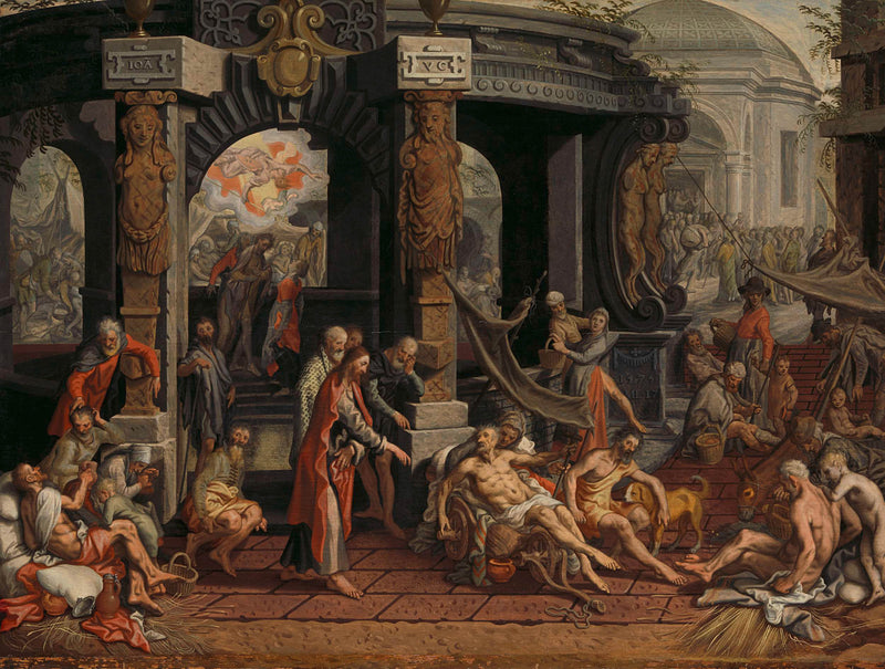 pieter-aertsen-1575-the-healing-of-the-paralytic-pool-of-bethesda-art-print-fine-art-reproduction-wall-art-id-a9547xfyq