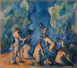 Paul-Cezanne-bagnanti bagnanti-art-print-fine-art-riproduzione-wall-art-id-a9584hvjk