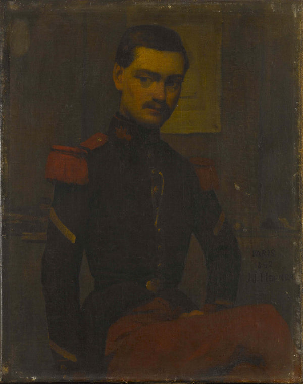 jean-jacques-henner-1852-portrait-of-sergeant-fourrier-art-print-fine-art-reproduction-wall-art