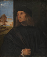titian-1512-portret-van-die-venesiese skilder-giovanni-bellini-kunsdruk-fynkuns-reproduksie-muurkuns-id-a96nas5h1