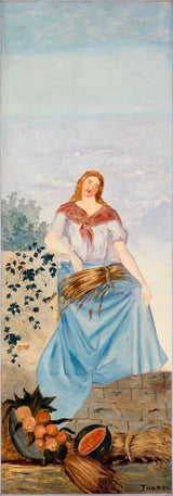 폴 세잔 1860년 사계절 여름 예술 인쇄 미술 복제 벽 예술