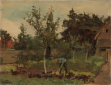 willem-witsen-1885-kuchyna-zahrada-umelecká-tlač-výtvarná-umelecká-reprodukcia-stena-art-id-a977uyzf6