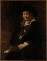 rembrandt-van-rijn-1665-portret-van-gerard-de-lairesse-kunsdruk-fynkuns-reproduksie-muurkuns-id-a97vkjd57