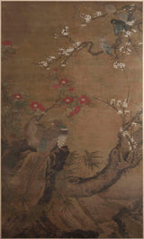 익명-1700-꿩과 동백나무-예술-인쇄-미술-복제-벽면 예술