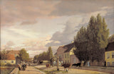 克里斯汀·科布克-1836-奧斯特布羅藝術印刷品美術複製品牆藝術 ID-a98bv7wsh 的早晨視圖