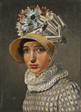 neznano-1815-portret gospe-verjetno-the-roman-model-maddalena-art-print-fine-art-reproduction-wall-art-id-a9bt5uzn1