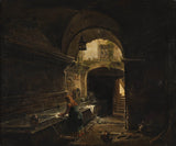 giovanni-lazzarini-1823-the-roman-aqueduecct-aqua-vergine-in-the-courtyard-of-no-12-via-del-nazareno-art-print-fine-art-reproduction-wall-art-id-a9c6sd5pd