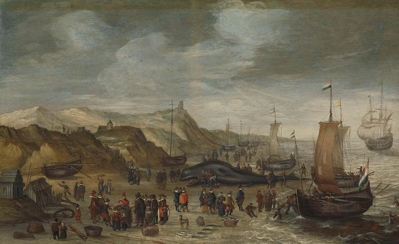 unknown-1614-a-sperm-whale-washed-up-on-the-beach-at-noordwijk-28-art-print-fine-art-reproduction-wall-art-id-a9db3yhm9