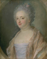 Jean-Baptiste-perroneau-1765-Catharine-Elisabeth-Metayer-geb-1744-art-print-kunst--gjengivelse-vegg-art-id-a9dnn6435