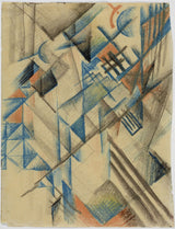 八月Macke-1913抽象形式II艺术印刷精细艺术再现墙艺术ID A9EI4QC35