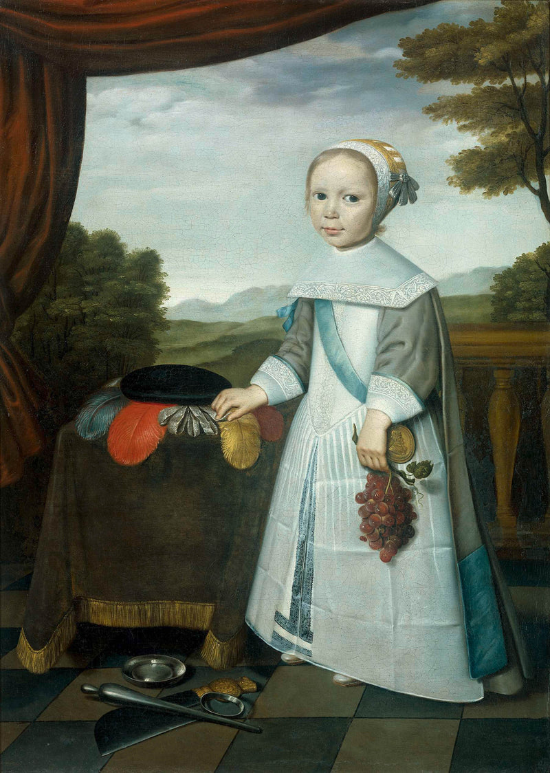 unknown-1663-portrait-of-john-rees-1662-1690-91-with-art-print-fine-art-reproduction-wall-art-id-a9eq37r07