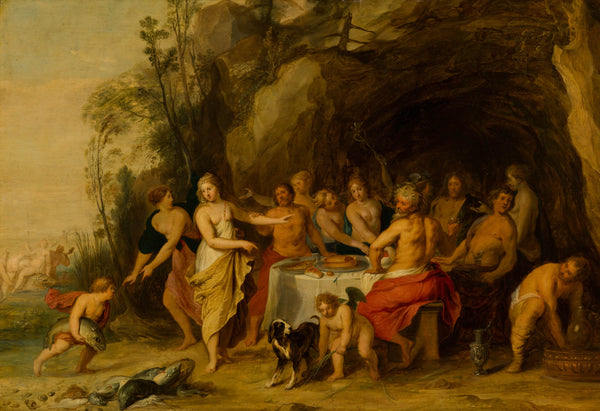 anonymous-1637-banquet-of-the-gods-art-print-fine-art-reproduction-wall-art-id-a9ezo3d9m