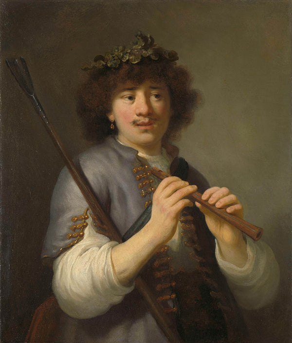 govert-flinck-1636-rembrandt-as-shepherd-with-staff-and-flute-art-print-fine-art-reproduction-wall-art-id-a9fbrt1b7