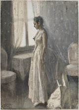 Anders-Zorn-1886-The-Bride-Art-Print-Fine-Art-Reprodução-Wall-Art-Id-a9fnm7cxb
