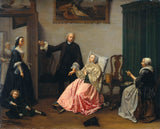 elisabeth-geertruida-wassenbergh-1750-médicos-visita-arte-impressão-belas-artes-reprodução-parede-arte-id-a9gipf9vw