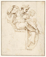 Michelangelo-1536 vizsgálatban-of-Mattán-art-print-fine-art-reprodukció fal-art-id-a9hiiz4ip