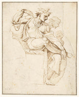 michelangelo-1536-study-of-matthan-art-print-fine-art-reproduction-wall-art-id-a9hiiz4ip