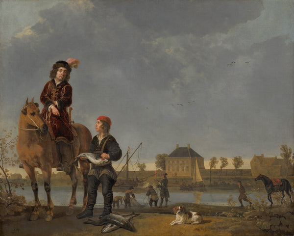aelbert-cuyp-1650-equestrian-portrait-of-pieter-de-roovere-1602-1652-art-print-fine-art-reproduction-wall-art-id-a9i03srtv