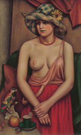 Mark-gertler-1924-the-salmu cepure-art-print-fine-art-reproduction-wall-art-id-a9j2kob0q