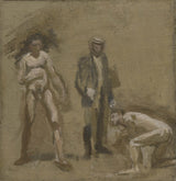 Thomas-Eakins-1898-tomando-el-conteo-estudio-impresión-arte-fino-reproducción-wall-art-id-a9jdhif4k