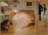 henri-gervex-1890-prom-art-print-kaunite kunstide reprodutseerimise-seinakunst