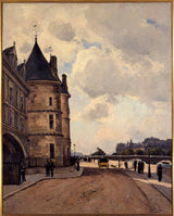 保罗·莱科梅特1882年，奎尔·德·洛洛格的艺术印刷精美的艺术复制品墙上的艺术