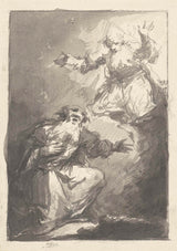 unbekannter-1723-Gott-erscheint-Abraham-oder-Moses-Kunstdruck-Fine-Art-Reproduktion-Wandkunst-id-a9kjmo5t8