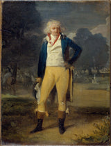 亨利·皮埃尔·丹洛克斯（Henri-Pierre-Danloux）1788-阿比-德-圣-法雷尔-菲尔斯-纳尔-杜-杜克-杜尔良和米尔勒-勒马奎斯-丹瑟斯-歌剧艺术印刷精美的艺术复制品-艺术