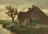 johan-hendrik-weissenbruch-1870-farmhouse-on-a-waterway-stampa-d'arte-riproduzione-d'arte-wall-art-id-a9mrwvuwl