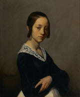 吉恩·弗朗索瓦·米勒1841年肖像，路易斯·安托瓦内特·弗奈德艺术印刷精美的艺术复制品-壁画-艺术-id-a9mutnmy8