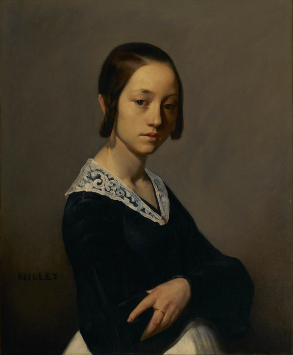 jean-francois-millet-1841-portrait-of-louise-antoinette-feuardent-art-print-fine-art-reproduction-wall-art-id-a9mutnmy8