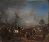philips-wouwerman-1650-a-camp-stampa-d'arte-riproduzione-d'arte-wall-art-id-a9oi5mnz3