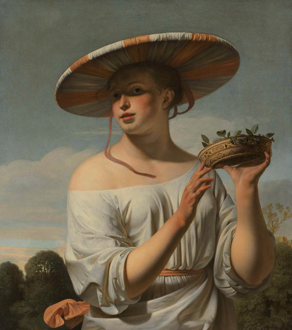 caesar-boetius-van-everdingen-1645-girl-in-a-large-hat-art-print-fine-art-reproduction-wall-art-id-a9ryyss21