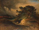 johannes-tavenraat-1843-the-thunderstorm-art-print-fine-art-reproduction-wall-art-id-a9s59bm7m