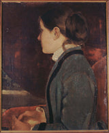 ארי-ארנסט-רנן -1879-רנן-דה-נואיס-פרופיל-אמנות-הדפס-אמנות-רפרודוקציה-קיר-אמנות