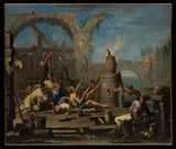 алессандро-магнасцо-1707-укроћена-сврака-уметност-штампа-ликовна-репродукција-зид-уметност-ид-а9сцркихб