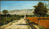 保羅卡米爾吉古 1867 年普羅旺斯風景聖薩蒂南萊阿普藝術印刷品美術複製品牆藝術