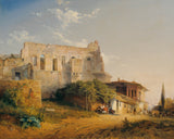 emanuel-Stockler-1849-Tekfur-palazzo-in-Costantinopoli-art-print-fine-art-riproduzione-wall-art-id-a9tqw528n