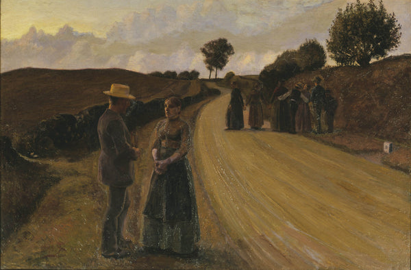 fritz-syberg-1889-meating-an-evening-on-a-road-art-print-fine-art-reproduction-wall-art-id-a9ukhpgwp