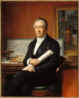 theophile-auguste-vauchelet-1854-louis-visconti-1791-1853-arquiteto-impressão-de-arte-reprodução-de-arte-de-parede