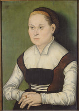 漢斯·克拉納赫-1514-女人肖像藝術印刷美術複製品牆壁藝術