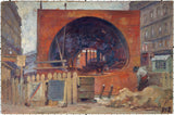 victor-marec-1906-suurlinna-koha-Saint-Micheli-teos-1906. aastal-kunst-print-kaunite-kunst-reproduktsioon-seinakunst